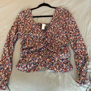 Long sleeve crop top